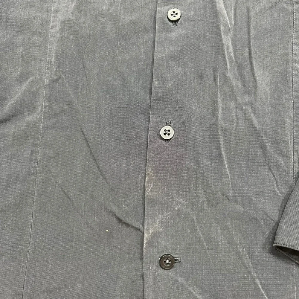 Banana Republic Slim Fit Shirt Mens Large 16-16.5 Gray Long Sleeve Button Down